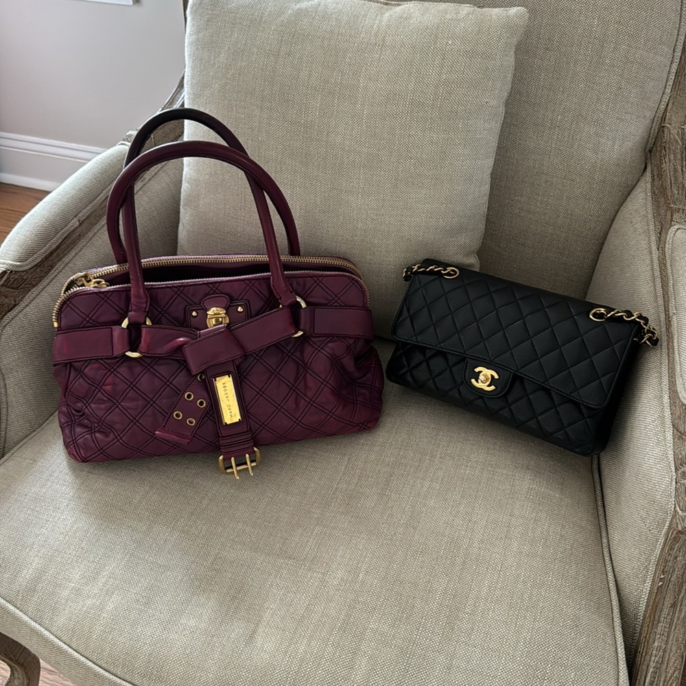 Marc Jacobs quilted leather handbag